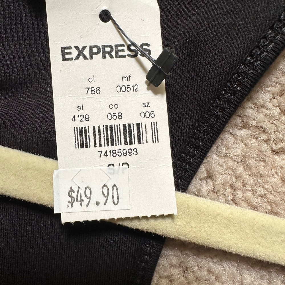 Express ruched Black Sleeveless Dress - Picture 2 of 3